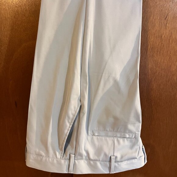 New no tag Men (34×32) BCG Golf Pants Pearl Grey Flat Front Flex Waist Wicking - Picture 1 of 3